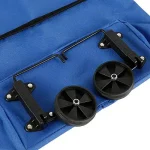 foldable wheeled shopping bag
